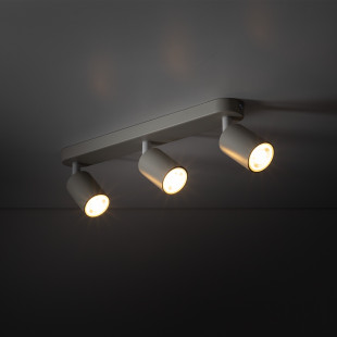 Reflektor sufitowy potrójny Livia szary TK Lighting