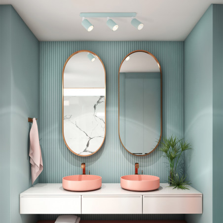 Reflektor sufitowy potrójny Livia miętowy TK Lighting