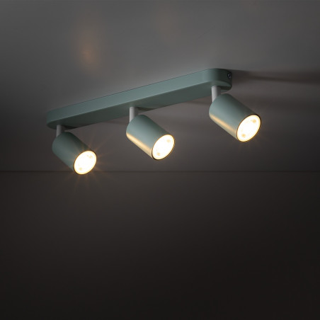 Reflektor sufitowy potrójny Livia miętowy TK Lighting