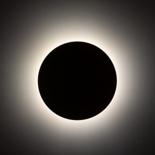 Kinkiet okrągły Luna Sabia 40cm beżowy TK Lighting