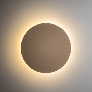 Kinkiet okrągły Luna Sabia 40cm beżowy TK Lighting