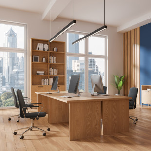 Lampa wisząca podłużna Luxe LED 3000K 120cm czarna TK Lighting