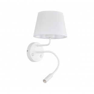 Kinkiet z lampką do czytania Maja biały TK Lighting