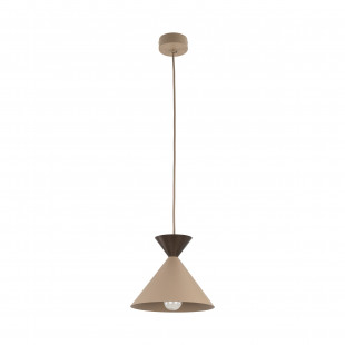 Lampa wisząca stożek Matteo 20cm sabia / brąz TK Lighting