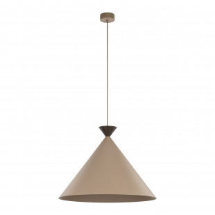Lampa wisząca stożek Matteo 50cm sabia / brąz TK Lighting