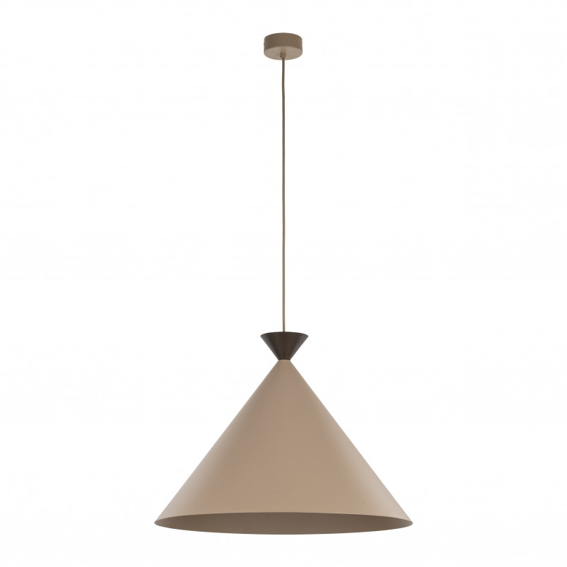 Lampa wisząca stożek Matteo 50cm sabia / brąz TK Lighting