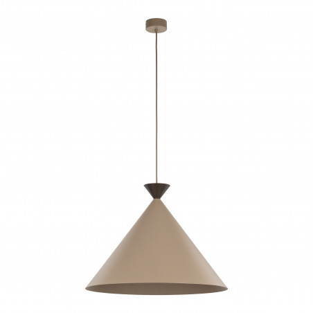 Lampa wisząca stożek Matteo 50cm sabia / brąz TK Lighting