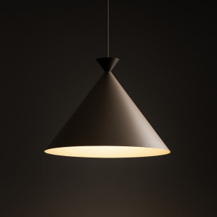 Lampa wisząca stożek Matteo 50cm sabia / brąz TK Lighting