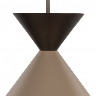 Lampa wisząca stożek Matteo 50cm sabia / brąz TK Lighting