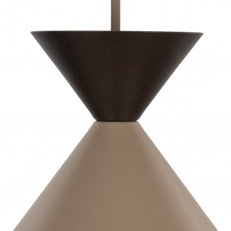 Lampa wisząca stożek Matteo 50cm sabia / brąz TK Lighting