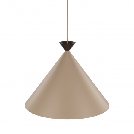 Lampa wisząca stożek Matteo 50cm sabia / brąz TK Lighting