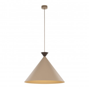 Lampa wisząca stożek Matteo 50cm sabia / brąz TK Lighting