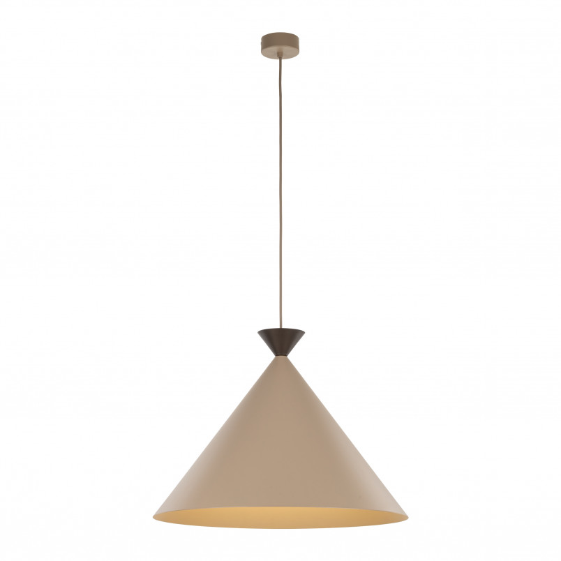 Lampa wisząca stożek Matteo 50cm sabia / brąz TK Lighting