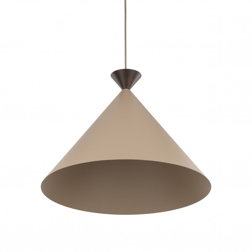 Lampa wisząca stożek Matteo 50cm sabia / brąz TK Lighting