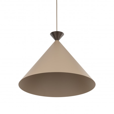 Lampa wisząca stożek Matteo 50cm sabia / brąz TK Lighting
