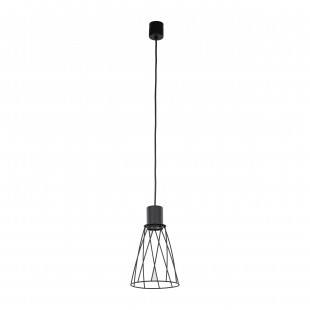 Lampa wisząca druciana Modesto 16cm czarna TK Lighting
