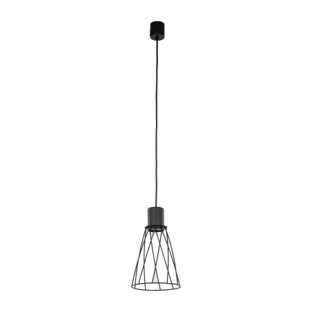 Lampa wisząca druciana Modesto 16cm czarna TK Lighting