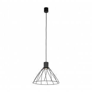 Lampa wisząca druciana Modesto 29,5cm czarna TK Lighting