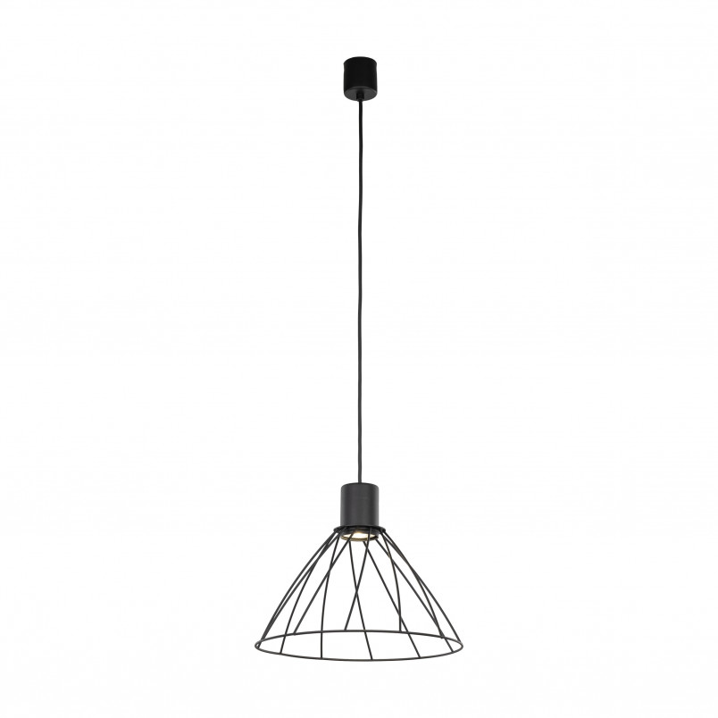 Lampa wisząca druciana Modesto 29,5cm czarna TK Lighting