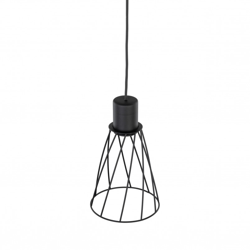 Lampa wisząca druciana Modesto 16cm czarna TK Lighting