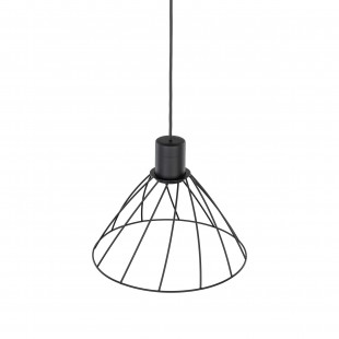 Lampa wisząca druciana Modesto 29,5cm czarna TK Lighting