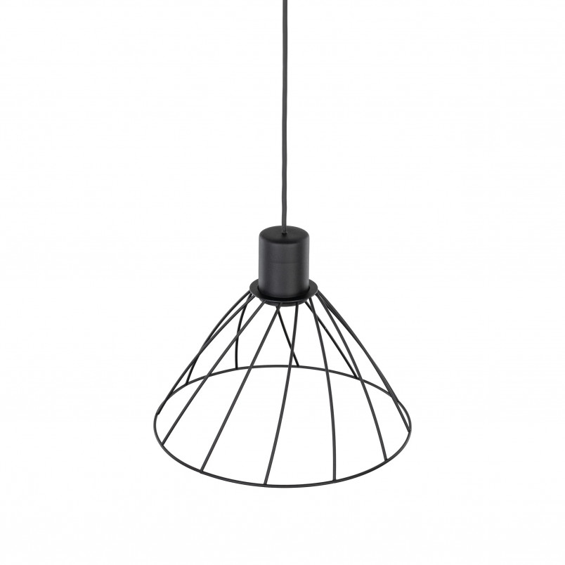 Lampa wisząca druciana Modesto 29,5cm czarna TK Lighting