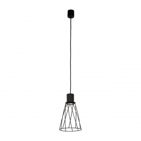 Lampa wisząca druciana Modesto 16cm czarna TK Lighting