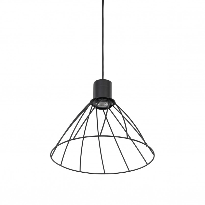 Lampa wisząca druciana Modesto 29,5cm czarna TK Lighting