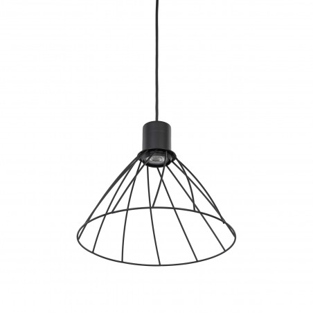 Lampa wisząca druciana Modesto 29,5cm czarna TK Lighting