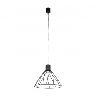 Lampa wisząca druciana Modesto 29,5cm czarna TK Lighting