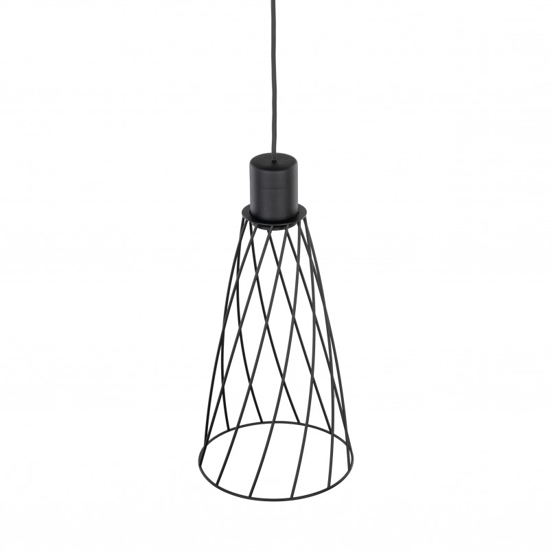 Lampa wisząca druciana Modesto 19cm czarna TK Lighting
