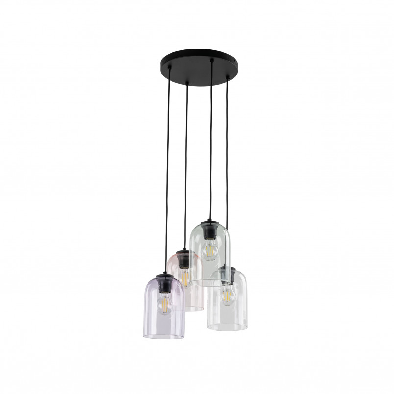Lampa wisząca szklana Molly IV 38cm zielona TK Lighting