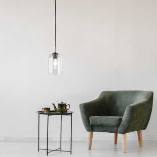 Lampa wisząca szklana Molly 14cm zielona TK Lighting