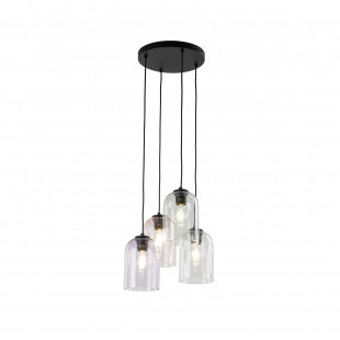 Lampa wisząca szklana Molly IV 38cm zielona TK Lighting