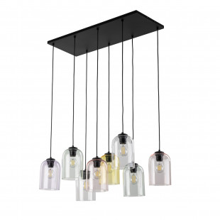 Lampa wisząca szklana Molly VIII 78cm zielona TK Lighting
