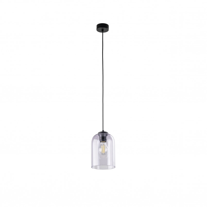 Lampa wisząca szklana Molly 14cm fioletowa TK Lighting