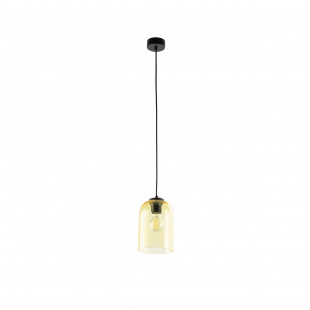 Lampa wisząca szklana Molly 14cm żółta TK Lighting