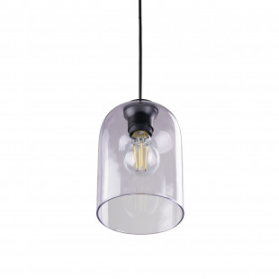 Lampa wisząca szklana Molly 14cm fioletowa TK Lighting