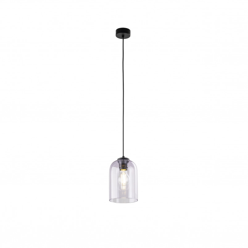 Lampa wisząca szklana Molly 14cm fioletowa TK Lighting