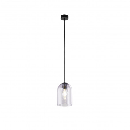 Lampa wisząca szklana Molly 14cm fioletowa TK Lighting
