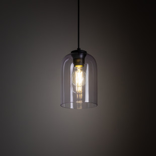Lampa wisząca szklana Molly 14cm fioletowa TK Lighting