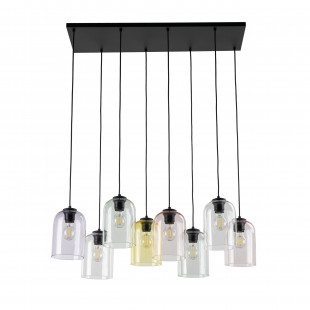 Lampa wisząca szklana Molly VIII 78cm zielona TK Lighting