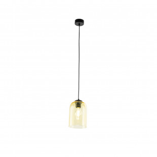 Lampa wisząca szklana Molly 14cm żółta TK Lighting