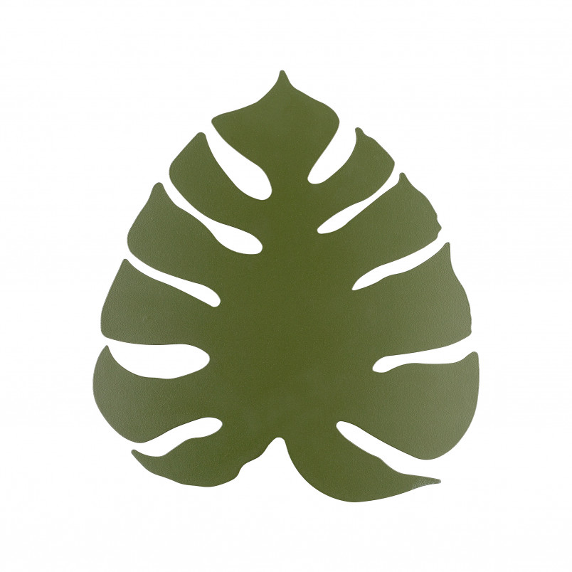 Kinkiet ścienny dekoracyjny Monstera 35cm zielony TK Lighting
