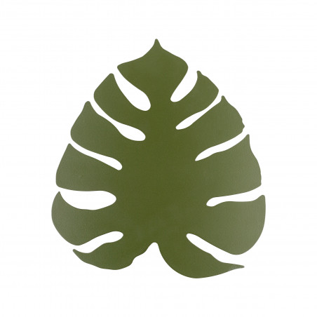 Kinkiet ścienny dekoracyjny Monstera 35cm zielony TK Lighting