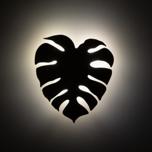 Kinkiet ścienny dekoracyjny Monstera Sabia 35cm beżowy TK Lighting