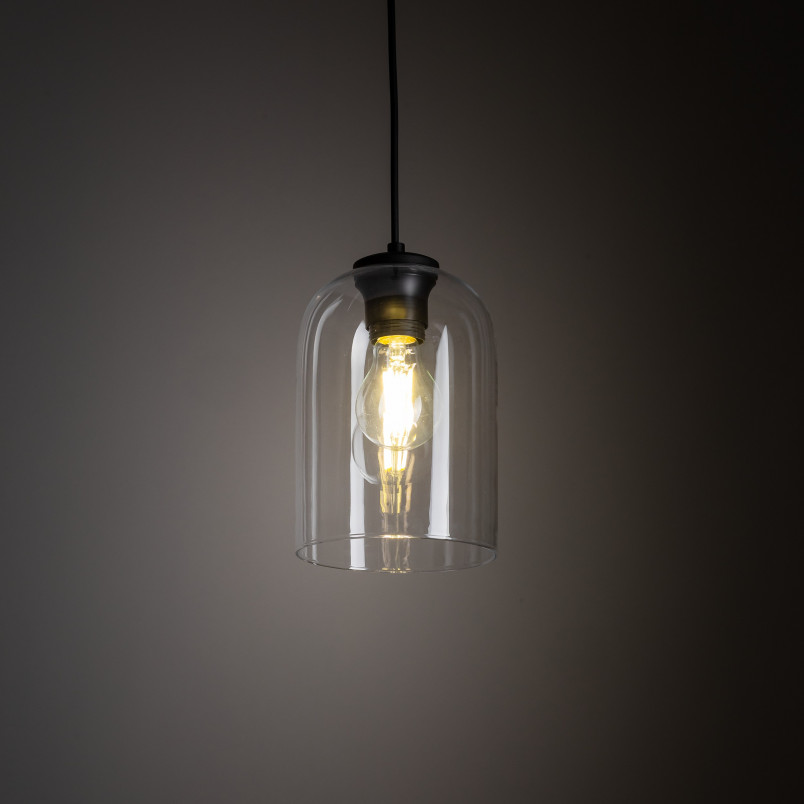 Lampa wisząca szklana Molly 14cm przeźroczysta TK Lighting