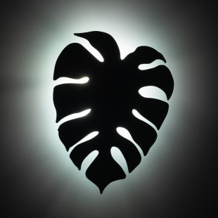 Kinkiet ścienny dekoracyjny Monstera 49cm miętowy TK Lighting