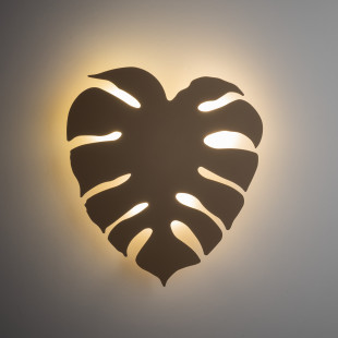 Kinkiet ścienny dekoracyjny Monstera Sabia 35cm beżowy TK Lighting