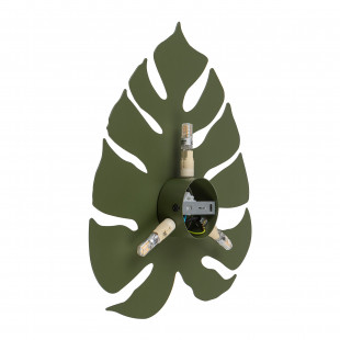 Kinkiet ścienny dekoracyjny Monstera 35cm zielony TK Lighting